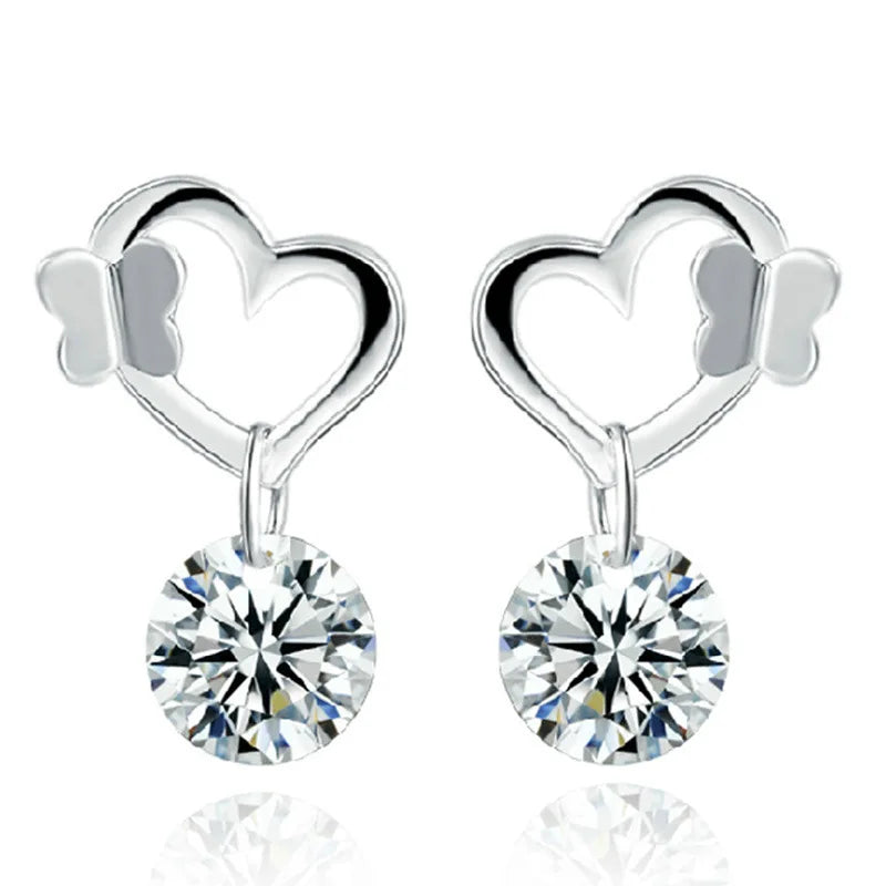 High Quality Silver Stud Earrings 925 For Women - BLAKESTORE-NG
