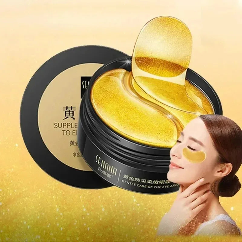 60pcs Golden Moisturizing Eye Mask.