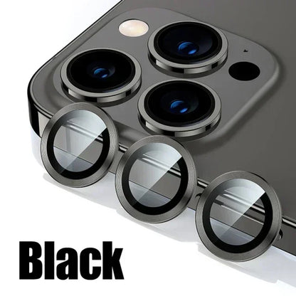 3Pcs Metal Lens Protector Glass for IPhone.