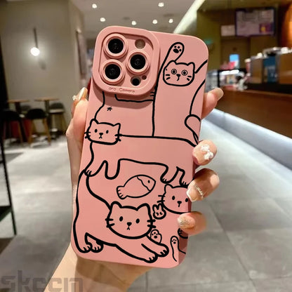 Cat Graffiti Phone Case