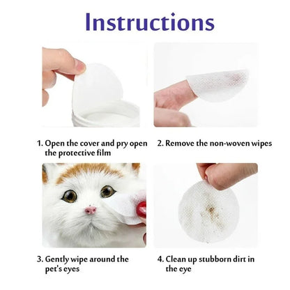 Pet Eye Wipes Dog and Cat 130 pcs.