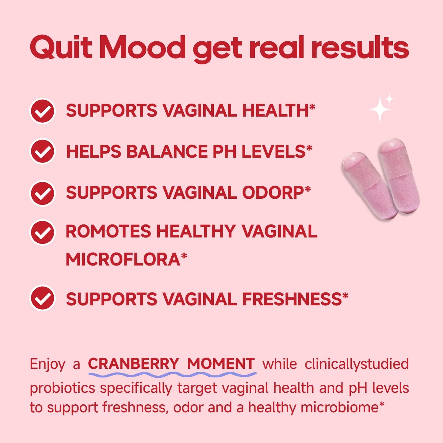 Vaginal Odor Control  - PH Balance, Yeast & Flora.-Probiotics for Women