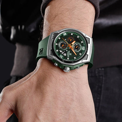 High Quality Luxury Original Men Watch with Silicone Strap. - BLAKESTORE-NG