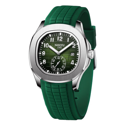 Men Silicone Quartz Watch.
