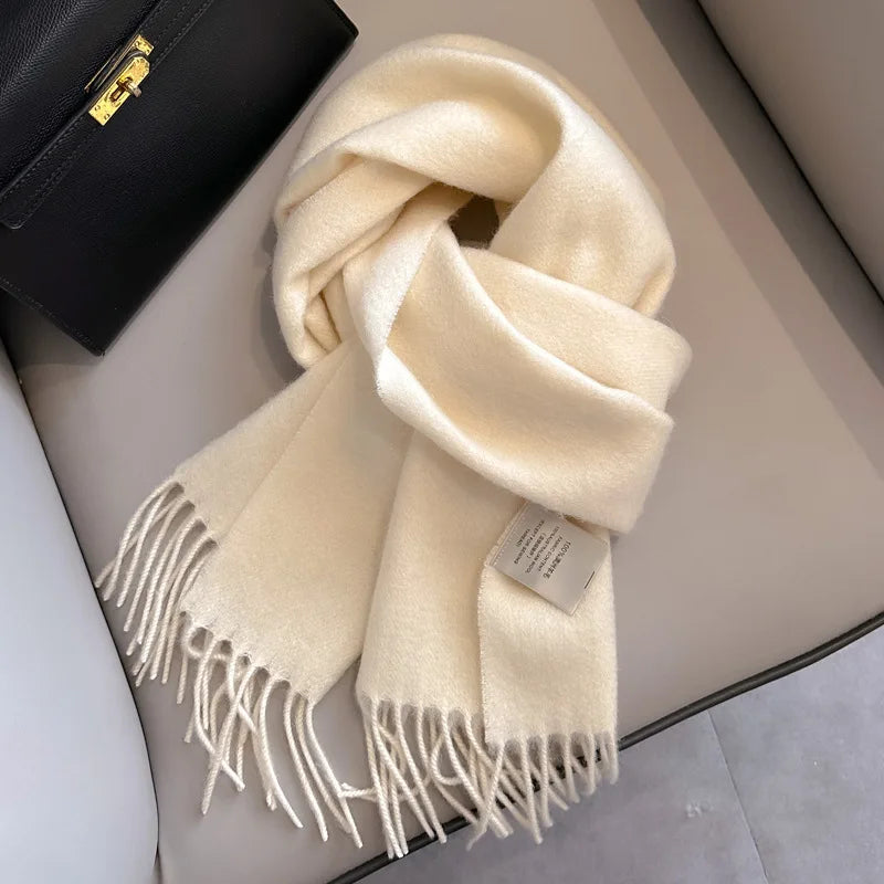 Winter Narrow Scarf- 100% Wool