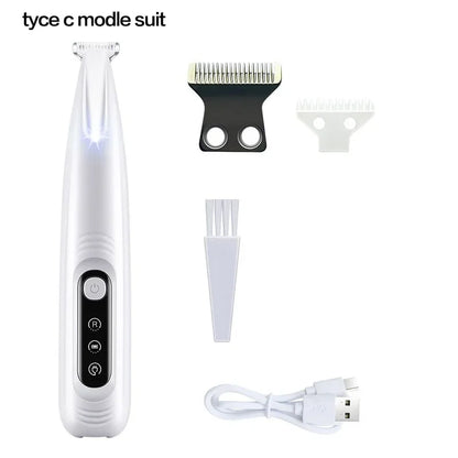 Dog Paw Trimmer with LED Light Fully Waterproof.
