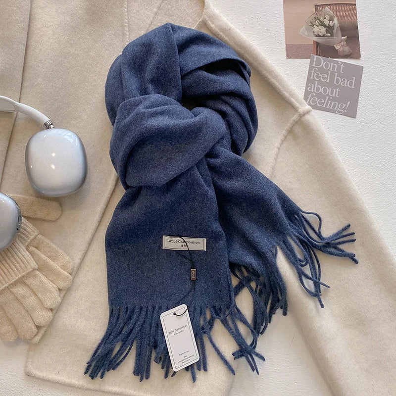 Winter Wool Scarf For Women
