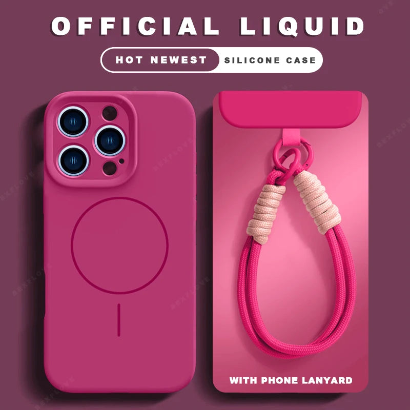 Wrist Strap Magnetic IPhone Case.