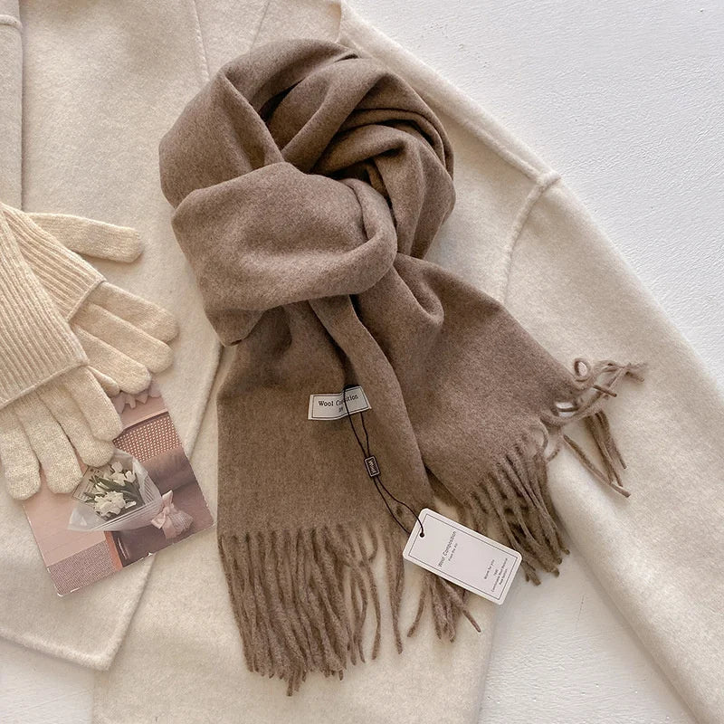 Winter Wool Scarf For Women