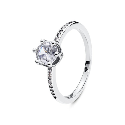 Love heart 925 Sterling Silver Rings For Women - BLAKESTORE-NG