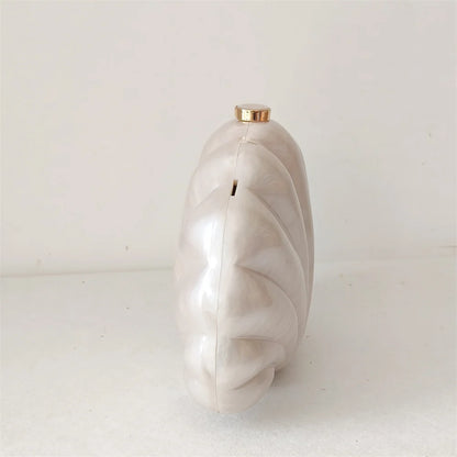Acrylic Shell Ladies Clutch Purse.