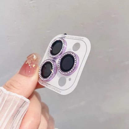 2-3Pcs Diamond Camera Lens Protector For IPhone.
