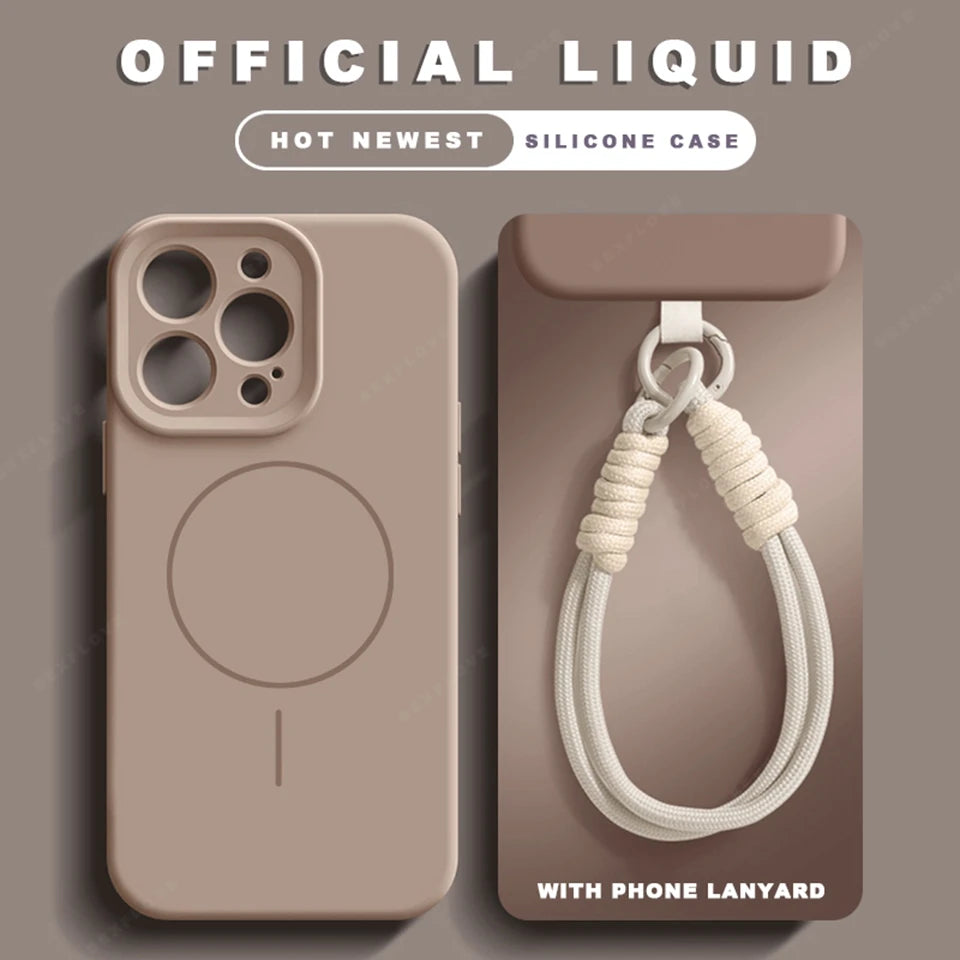 Wrist Strap Magnetic IPhone Case.