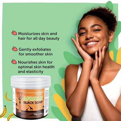 African Black Soap, 3-in-1 cleanser