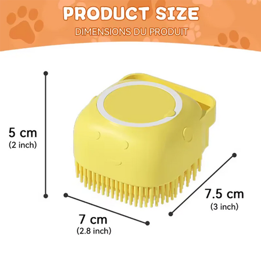 Bath Massage Brush for Dog and Cat.