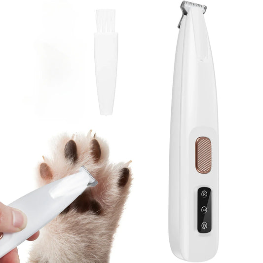 Dog Paw Trimmer with LED Light Fully Waterproof.
