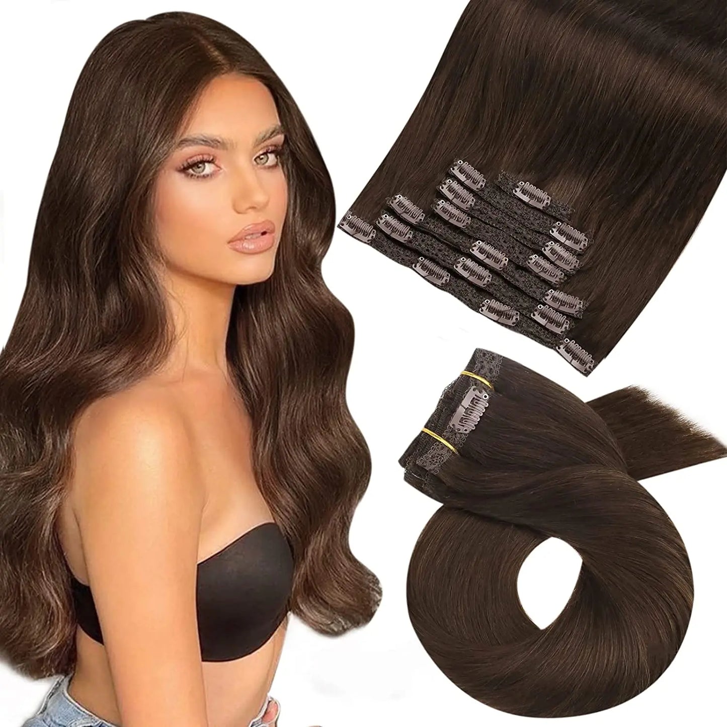 Moresoo Clip-in Hair Extensions.
