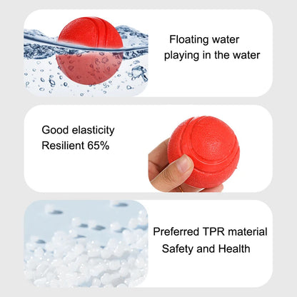 Indestructible Chew Proof Rubber Ball.