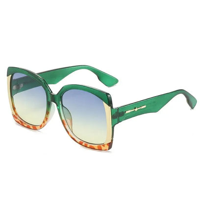 European and American Big square Frame Luxury Sunglasses.