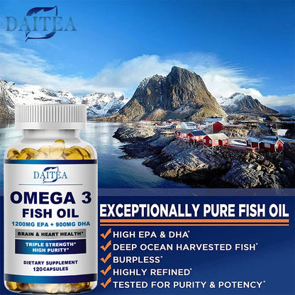 Premium Omega 3 Fish Oil.
