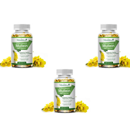 Mullein Lung Cleanser-Asthma Health-Herbal Supplement.