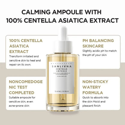 Madagascar Centella Asiatica Ampoule Facial Serum.