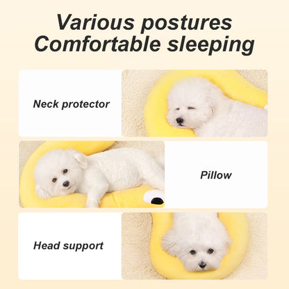 Little Pillow U-Shaped Neck Protector For Puppy.