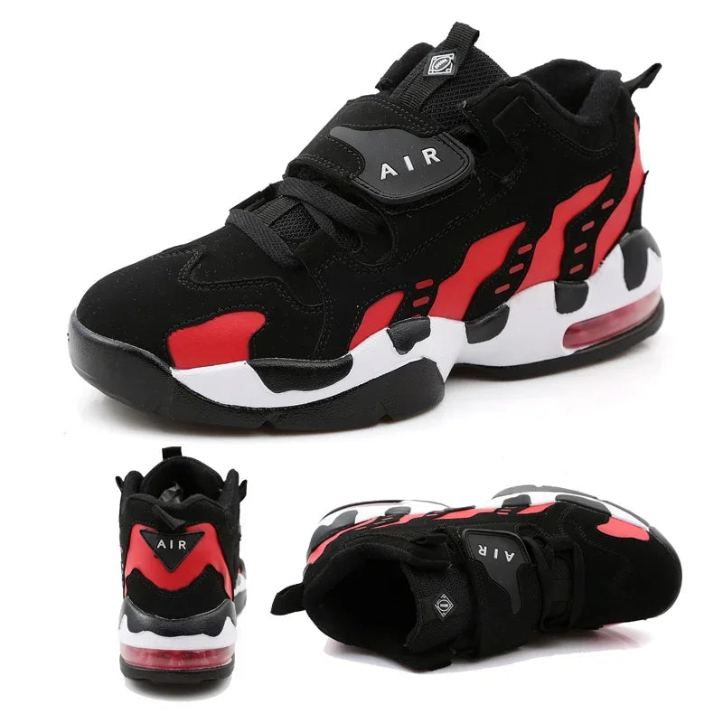 Sport Running Sneakers for Men. Air Cushion Jogging Shoe. Breathable Sneakers for Men.