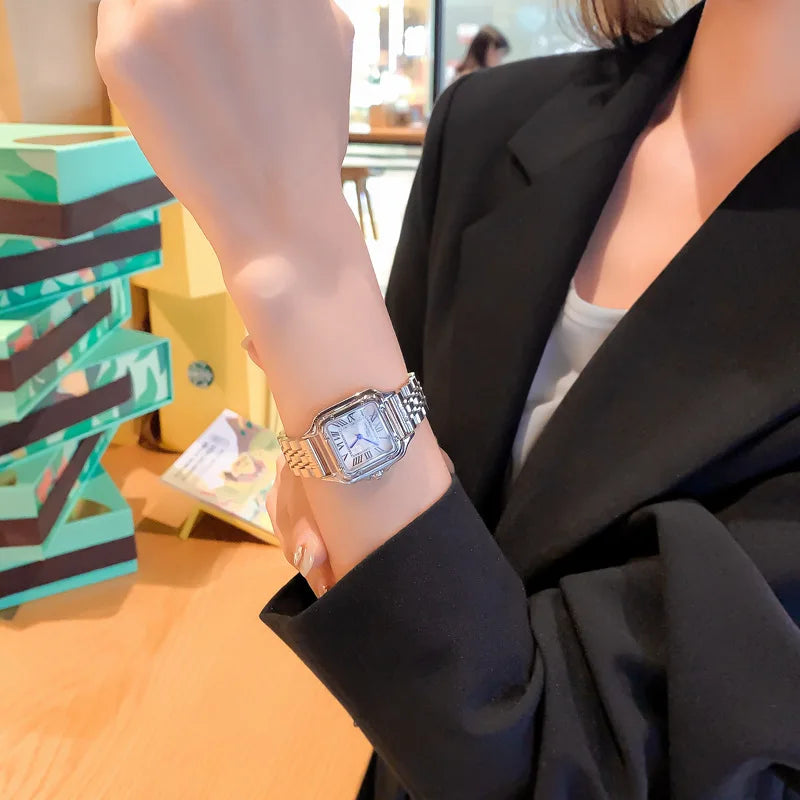 Luxury Women's Quartz Watch Gold and Silver Chains. - BLAKESTORE-NG