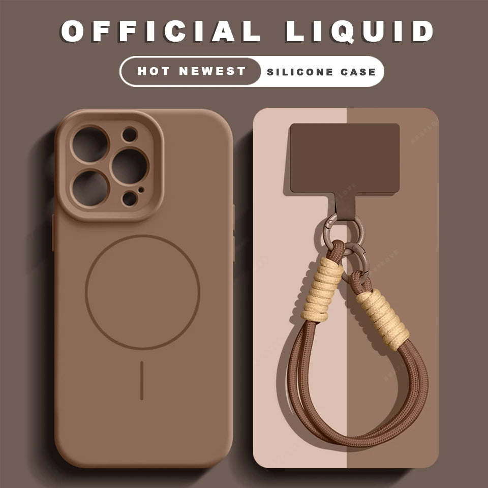 Wrist Strap Magnetic IPhone Case.