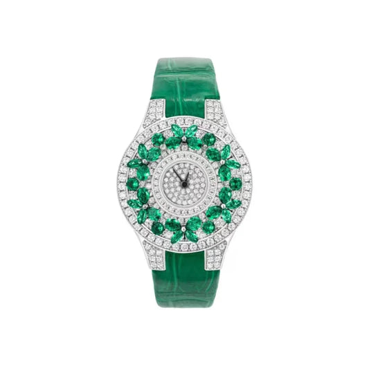 Luxury Colorful Women’s Quartz Watch | Elegant Jewel Bracelet Timepiece
