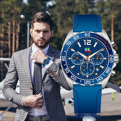 SWISH Sports Men's Quartz Watch Three Eyes.