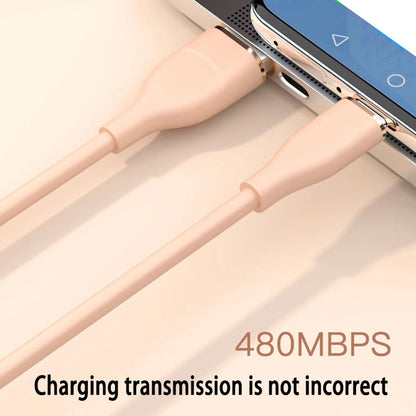 Liquid Silicon USB-Type C To C Fast Charging Cable 66W.