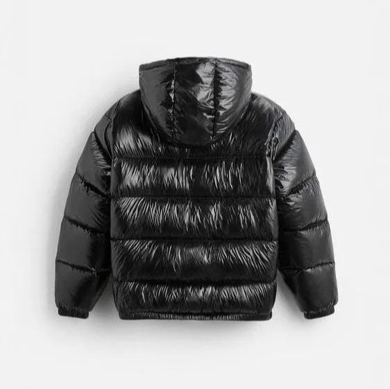 high street men winter parka zip up coat