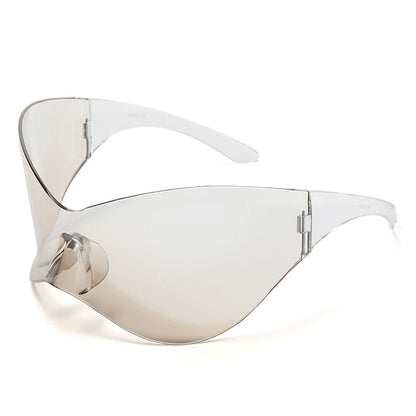 Cycling Oversized Punk Rimless Goggle.