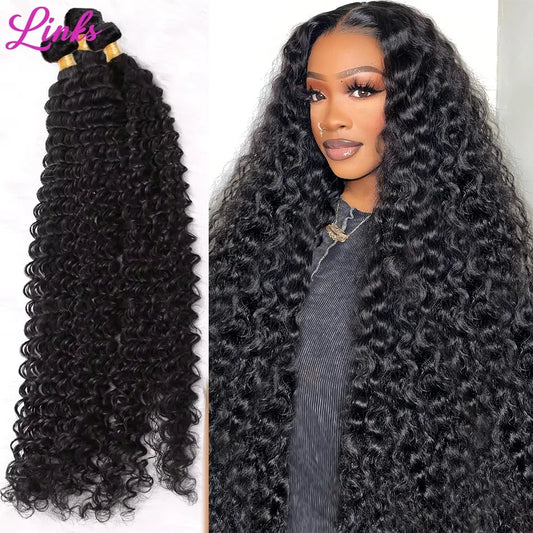 Unprocessed Raw Virgin 100% Human Hair Water Wave Extensions.