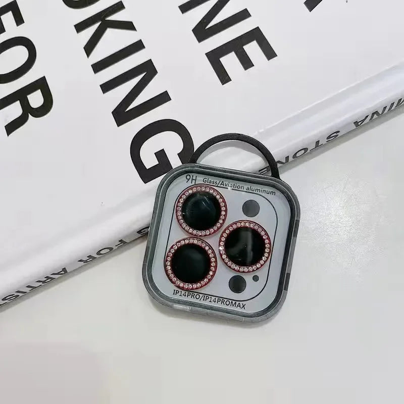 2-3Pcs Diamond Camera Lens Protector For IPhone.