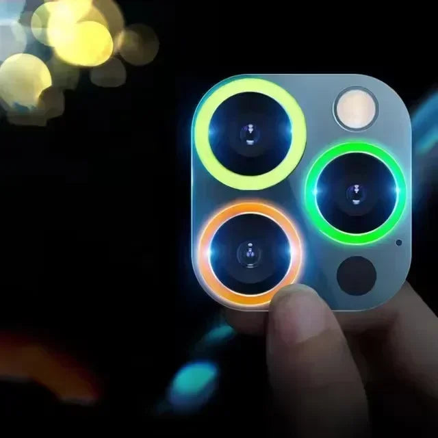 3Pcs Metal Lens Protector Glass for IPhone.