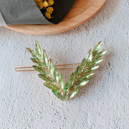 Luxury Shining V Shape Buckle Hairpins.