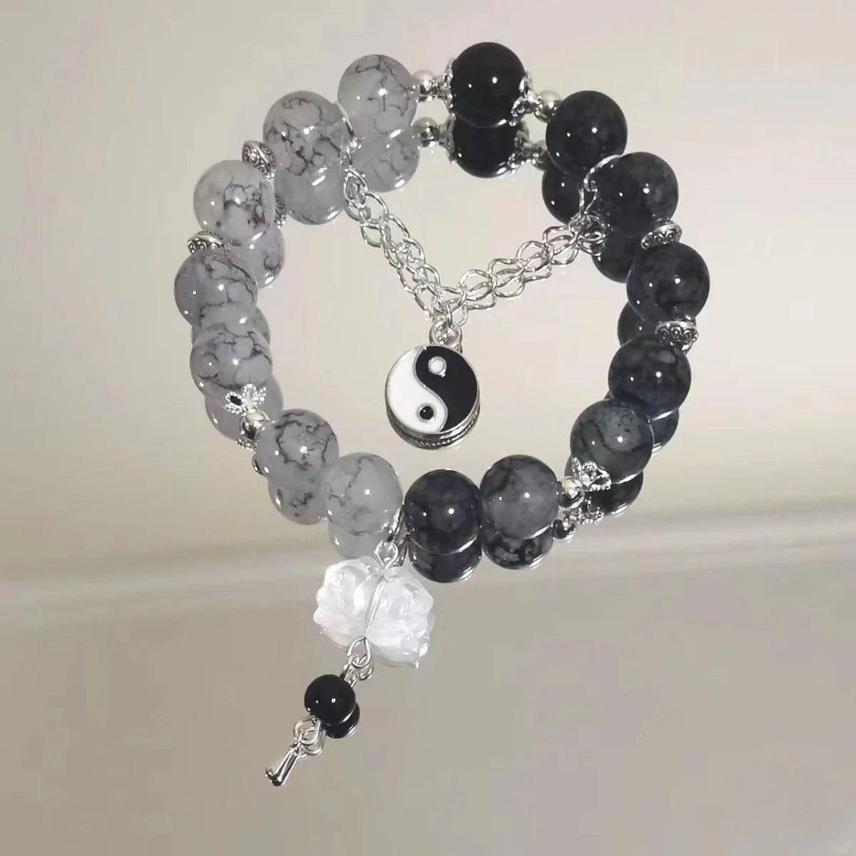 Peach Blossom Beaded Bracelet for Women Fashion - BLAKESTORE-NG