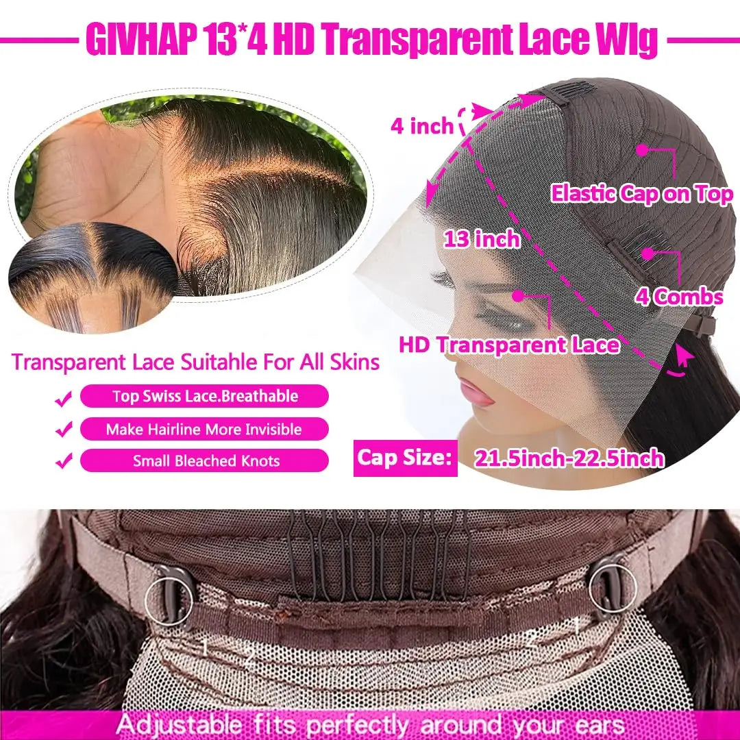 200 Density 13x4 13x6 HD Transparent Straight Lace For Black Women. - BLAKESTORE-NG