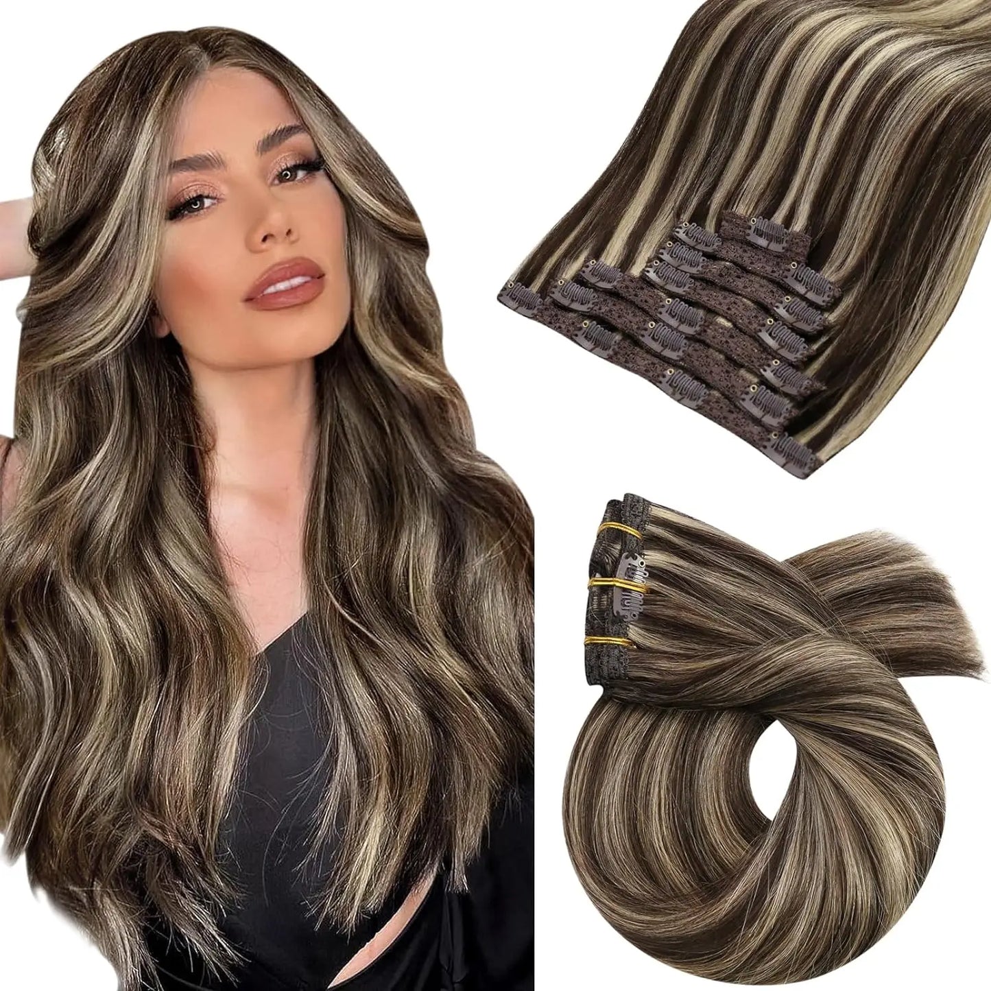 Moresoo Clip-in Hair Extensions.