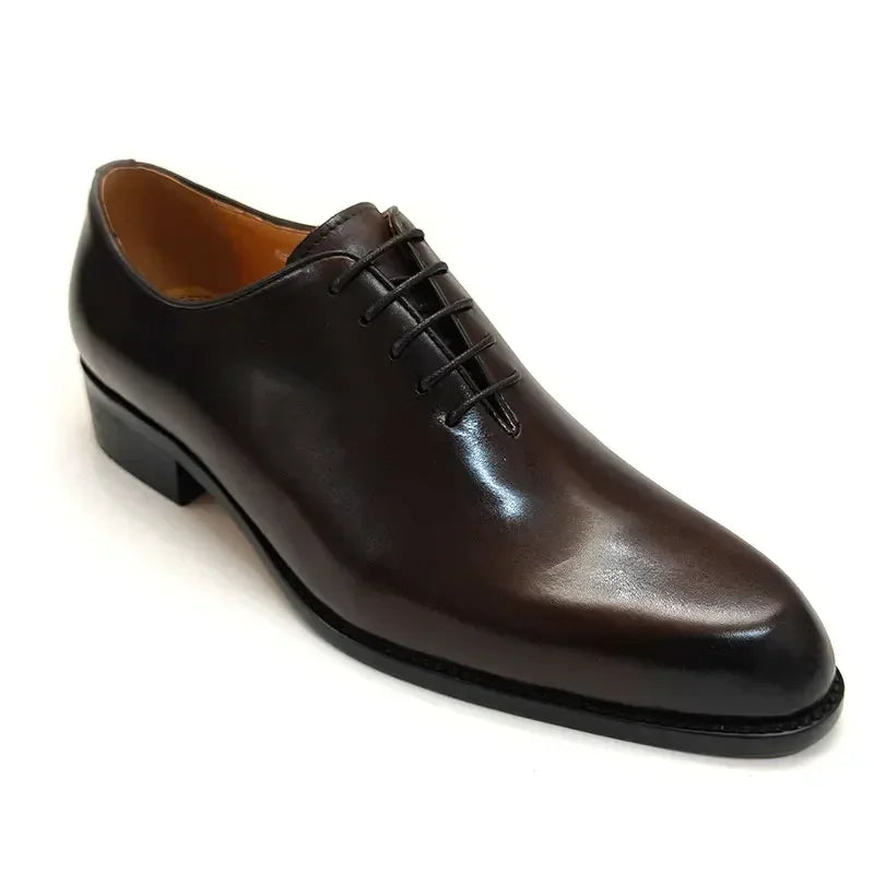 New Men's Leather Shoes Handmade High Quality.