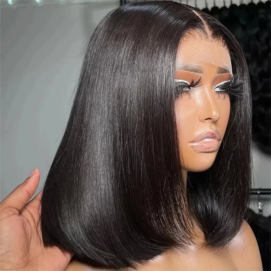 Wear And Go Straight Bob. Glueless Wig. - BLAKESTORE-NG