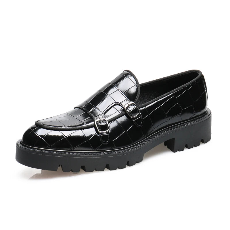 Men's Casual Leather Shoes. British Style Loafers.
