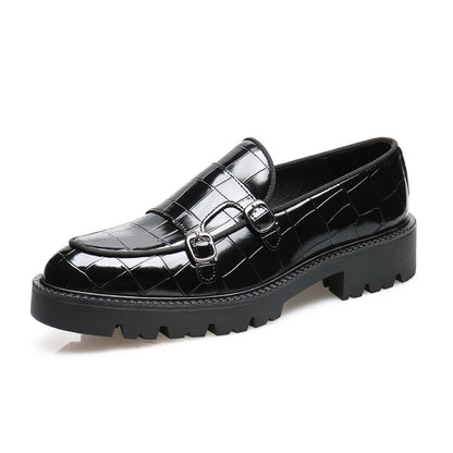 Men's Casual Leather Shoes. British Style Loafers.