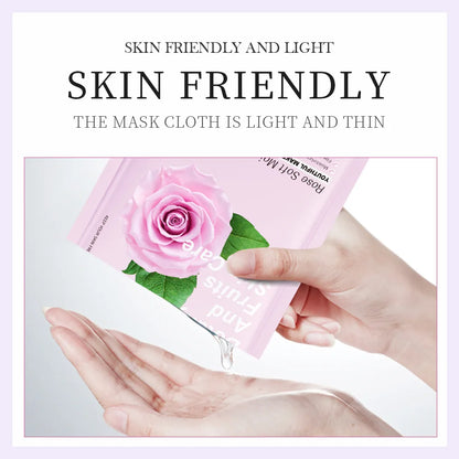8pcs Natural Plant Beauty Skincare Facial Masks.