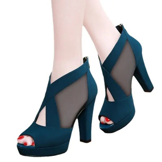 Summer Women High Heel Shoes.