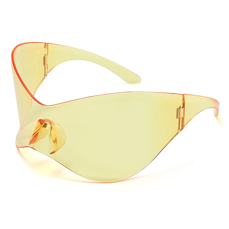 Cycling Oversized Punk Rimless Goggle.