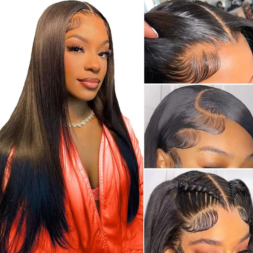 13x6 hd lace frontal human Bone Straight. - BLAKESTORE-NG